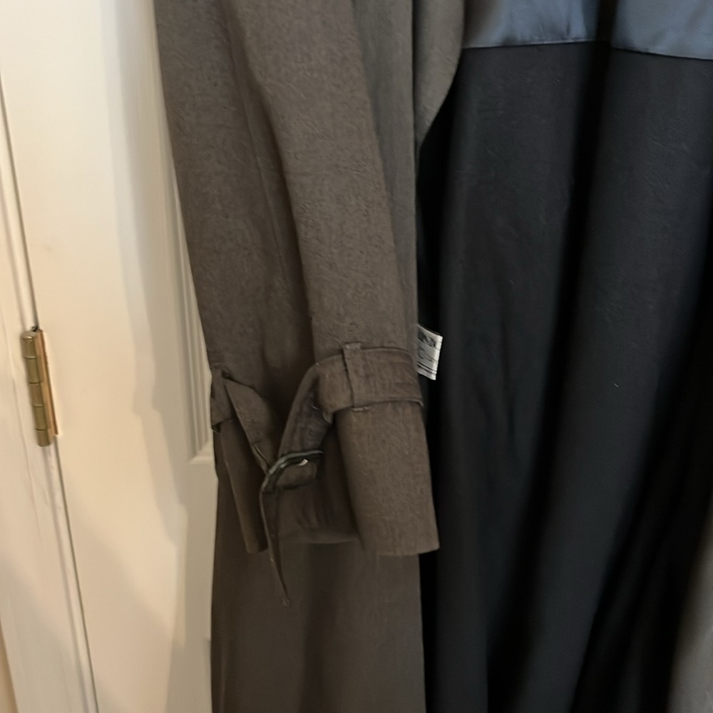Men’s London Fog Dark Olive Trench Coat - Picture 6 of 12